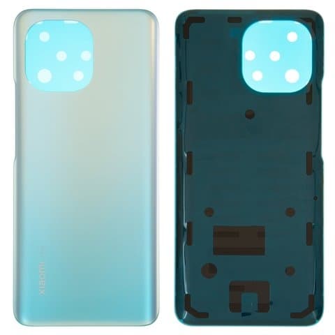 Задняя крышка Xiaomi Mi 11, M2011K2C, M2011K2G, голубая, Horizon Blue, Original (PRC) | корпус, панель аккумулятора, АКБ, батареи