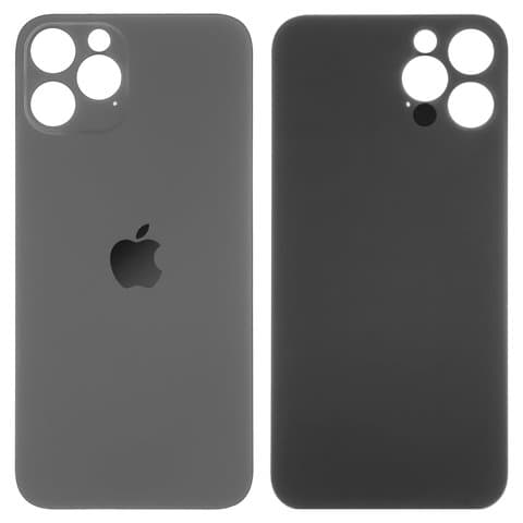 Задня панель Apple iPhone 12 Pro, сіра, Graphite, не потрібно знімати скло камери, big hole, Original (PRC) | корпус, крышка аккумулятора, АКБ, батареи