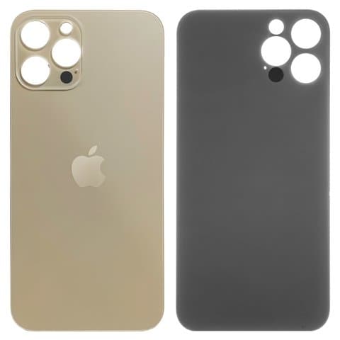 Задня панель Apple iPhone 12 Pro, золотиста, не потрібно знімати скло камери, big hole, Original (PRC) | корпус, крышка аккумулятора, АКБ, батареи