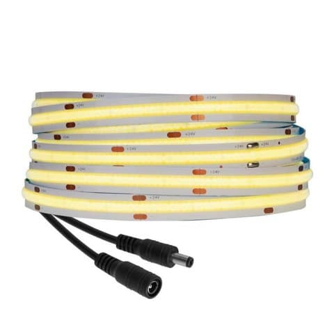 Светодиодная лента COB (480 светодиодов, холодный, білий RA90, DC 24 В, 1 м)