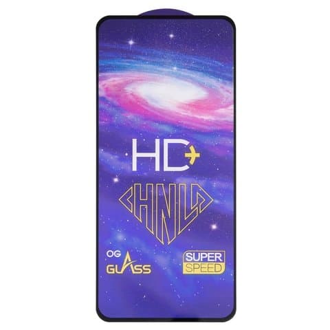 Закаленное защитное стекло Xiaomi Redmi 10, Redmi 10 (2022), 0.33 мм, совместимо с чехлом, черное, Full Glue (клей по всей площади стекла), HD+