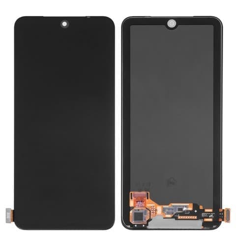 Дисплей Xiaomi Poco M5s, 2207117BPG, Redmi Note 10, M2101K7AG, M2101K7AI, Redmi Note 10S, M2101K7BG, M2101K7BI, M2101K7BL, M2101K7BNY, чорний | з тачскріном | Original (реновація), Super AMOLED | дисплейный модуль, экран