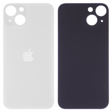 Задня панель Apple iPhone 13, біла, потрібно знімати скло камери, small hole, Original (PRC) | корпус, крышка аккумулятора, АКБ, батареи