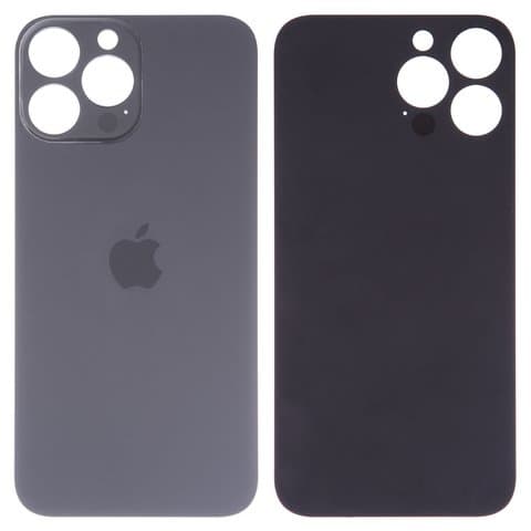 Задня панель Apple iPhone 13 Pro Max, сіра, Graphite, потрібно знімати скло камери, small hole, Original (PRC) | корпус, крышка аккумулятора, АКБ, батареи