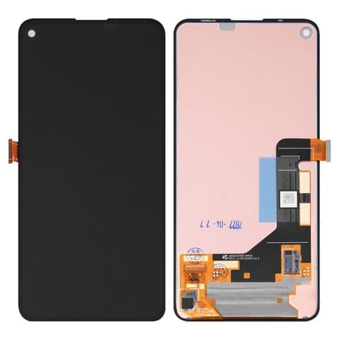 Дисплей Google Pixel 5a 5G, чорний | з тачскріном | High Copy | дисплейный модуль, экран