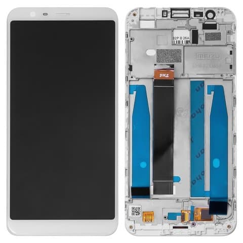 Дисплей Meizu M8c, M810H, білий | з тачскріном | в передній панелі | Original (PRC) | дисплейный модуль, экран