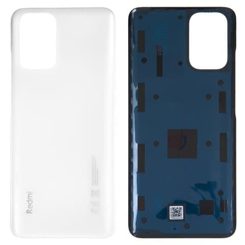 Задняя крышка Xiaomi Redmi Note 10S, M2101K7BG, M2101K7BI, M2101K7BNY, M2101K7BL, белая, Frost White, Pebble White, Original (PRC) | корпус, панель аккумулятора, АКБ, батареи