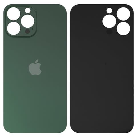 Задня панель Apple iPhone 13 Pro Max, зелена, Alpine Green, потрібно знімати скло камери, small hole, Original (PRC) | корпус, крышка аккумулятора, АКБ, батареи