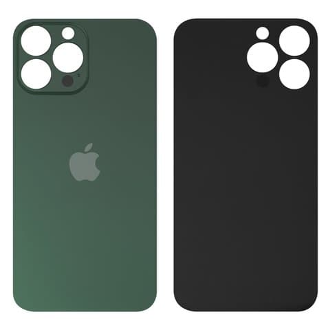 Задня панель Apple iPhone 13 Pro, зелена, Alpine Green, не потрібно знімати скло камери, big hole, Original (PRC) | корпус, крышка аккумулятора, АКБ, батареи