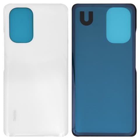 Задня кришка Xiaomi Poco F3, Redmi K40, біла, Arctic White, Лого Redmi, Original (PRC) | корпус, задняя панель аккумулятора, АКБ, батареи