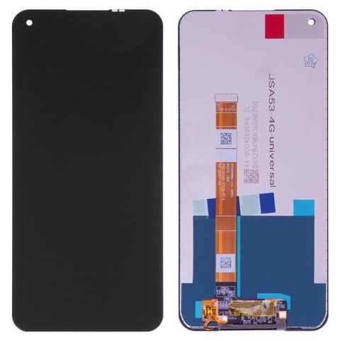 Дисплей Realme 7i, RMX2103, C17, RMX2101, OnePlus Nord N100, BE2011, BE2012, BE2013, BE2015, Oppo A32, PDVM00, A33 (2020), CPH2137, A53, CPH2127, CPH2131, A53s, CPH2135, CPH2139, A54, CPH2239, A55, CPH2325, чорний | з тачскріном | High Copy | дисплейный модуль, экран