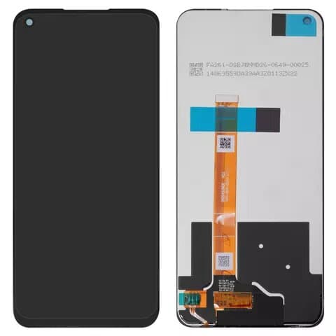 Дисплей Realme 7 (Global), чорний | з тачскріном | Original (PRC) | дисплейный модуль, экран