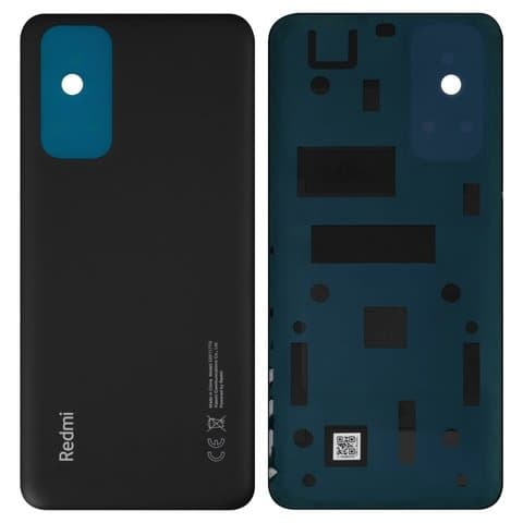 Задняя крышка Xiaomi Redmi Note 11 4G, 21121119SC, Redmi Note 11S, 2201117SG, 2201117SI, 2201117SY, 2201117SL, черная, серая, Graphite Gray, Original (PRC) | корпус, панель аккумулятора, АКБ, батареи