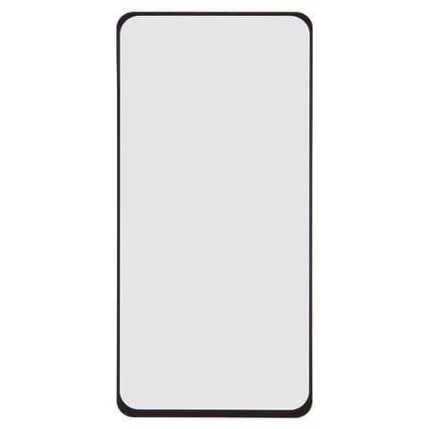 Закаленное защитное стекло Samsung SM-G990 Galaxy S21 FE 5G, черное, Full Glue (клей по всей площади стекла), совместимо с чехлом