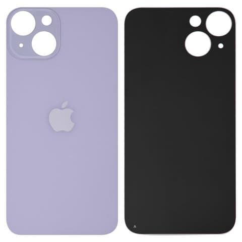 Задня панель Apple iPhone 14, фіолетова, потрібно знімати скло камери, small hole, Original (PRC) | корпус, крышка аккумулятора, АКБ, батареи