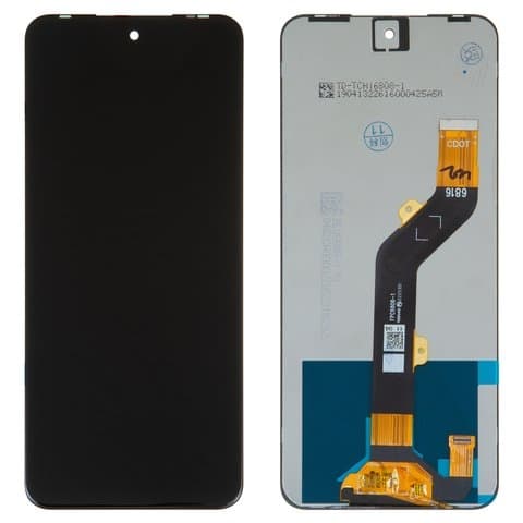 Дисплей Infinix Hot 12 Play, Hot 12 Play NFC, X6817, X6816, X6816D, чорний | з тачскріном | Original (PRC) | дисплейный модуль, экран