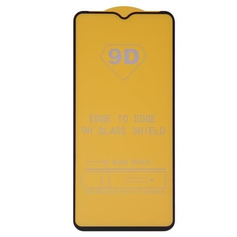 Закаленное защитное стекло Xiaomi Mi 10 Lite, M2002J9G, M2002J9S, XIG01, черное, Full Glue (клей по всей площади стекла), совместимо с чехлом