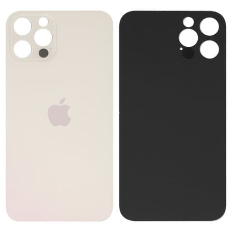 Задня панель Apple iPhone 12 Pro, золотиста, потрібно знімати скло камери, small hole, Original (PRC) | корпус, крышка аккумулятора, АКБ, батареи