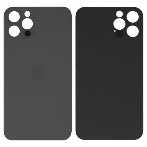 Задня панель Apple iPhone 12 Pro, сіра, Graphite, потрібно знімати скло камери, small hole, Original (PRC) | корпус, крышка аккумулятора, АКБ, батареи