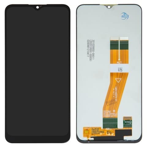 Дисплей Samsung SM-A035G Galaxy A03, чорний | з тачскріном | Original (PRC), 163 x 72 мм | дисплейный модуль, экран
