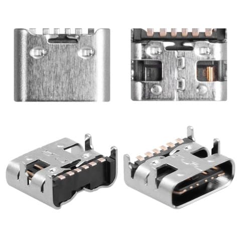 Коннектор зарядки, 6 pin, тип 2, Type-C
