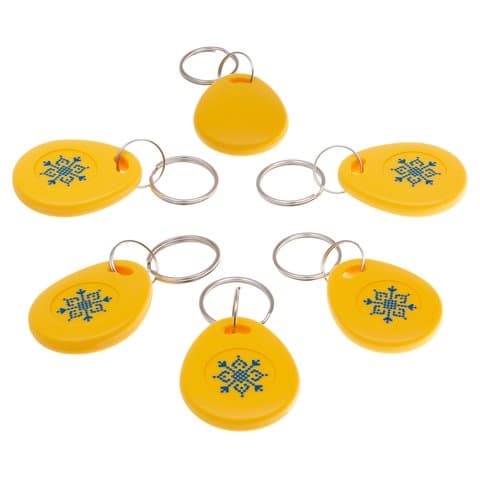 Ключ-брелок домофона, повний аналог VIZIT RF3.1 (MIFARE ultralight EV1), вишиванка, 10 шт, програмований