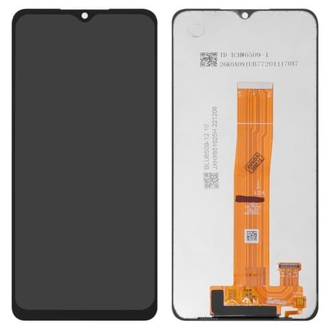 Дисплей Samsung SM-A125 Galaxy A12, чорний | з тачскріном | Original (PRC), A022F V0.1 1540417300 | дисплейный модуль, экран
