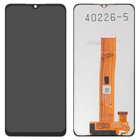 Дисплей Samsung SM-A125 Galaxy A12, чорний | з тачскріном | Original (PRC), A125F_VER c D0652MIXF-01 | дисплейный модуль, экран