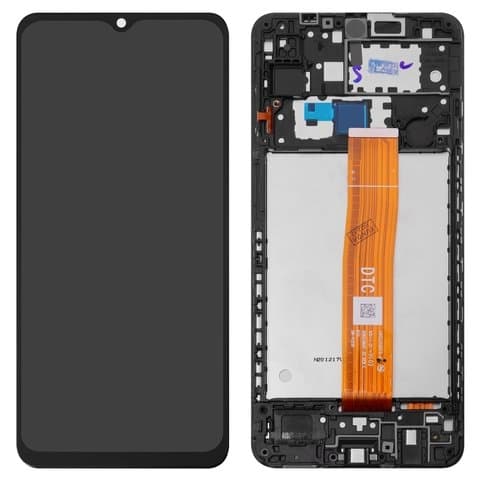 Дисплей Samsung SM-A125 Galaxy A12, чорний | з тачскріном | Original (PRC), A125F_VER c D0652MIXF-01 | дисплейный модуль, экран