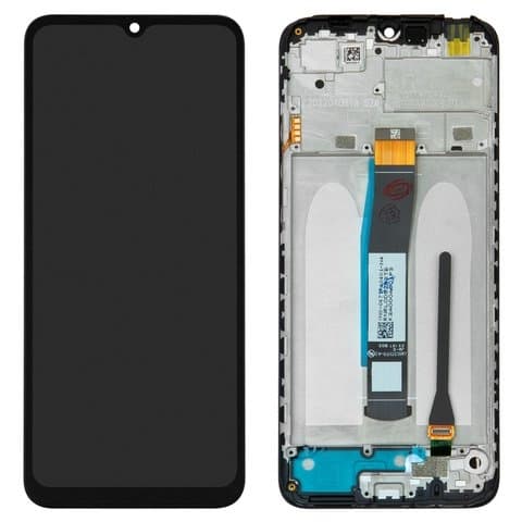 Дисплей Xiaomi Poco C40, Redmi 10C, 220333QPG, 220333QAG, 220333QBI, 220333QNY, 220333QL, чорний | з тачскріном | в передній панелі | Original (PRC) | дисплейный модуль, экран