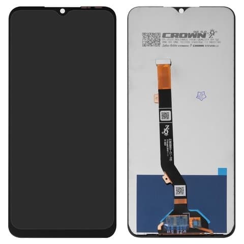 Дисплей Tecno Spark 9 Pro, KH7, KH7n, чорний | з тачскріном | Original (PRC) | дисплейный модуль, экран