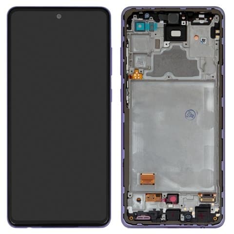 Дисплей Samsung SM-A725 Galaxy A72, SM-A726 Galaxy A72 5G, фіолетовий, Awesome Violet | з тачскріном | в передній панелі | Original (PRC), GH82-25624C, GH82-25463C, GH82-25460C, GH82-25849C | дисплейный модуль, экран