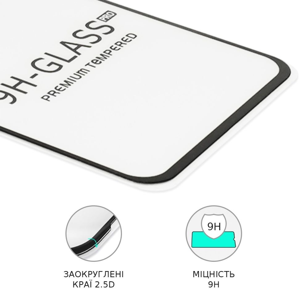 Закаленное защитное стекло Samsung SM-A305 Galaxy A30, SM-A307 Galaxy A30s, SM-A505 Galaxy A50, SM-A507 Galaxy A50s, SM-M305 Galaxy M30, SM-M307 Galaxy M30s, SM-M315 Galaxy M31, черное, Люкс, 0.25 мм, 2.5D, Full Glue (клей по всей площади стекла), совместимо с чехлом