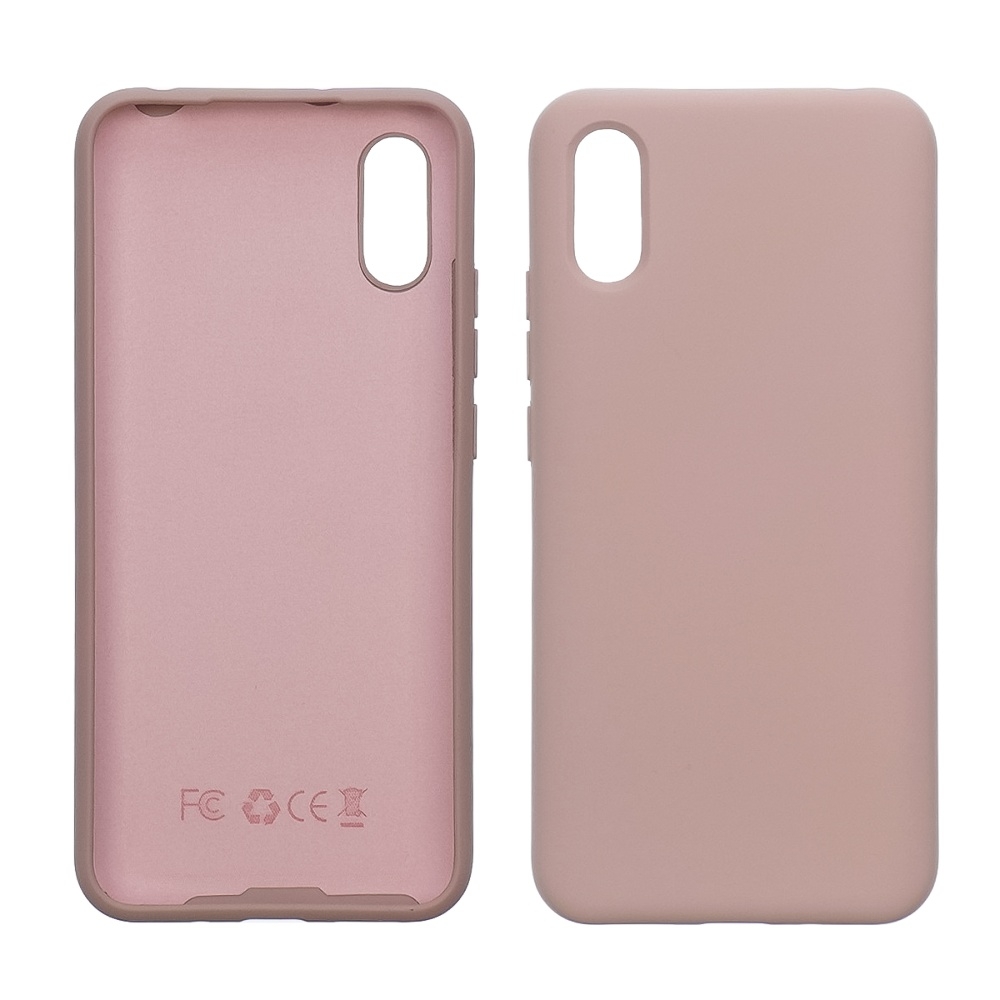 Чехол Xiaomi Redmi 9A, Redmi 9i, силиконовый, Full Nano Silicone, розовый