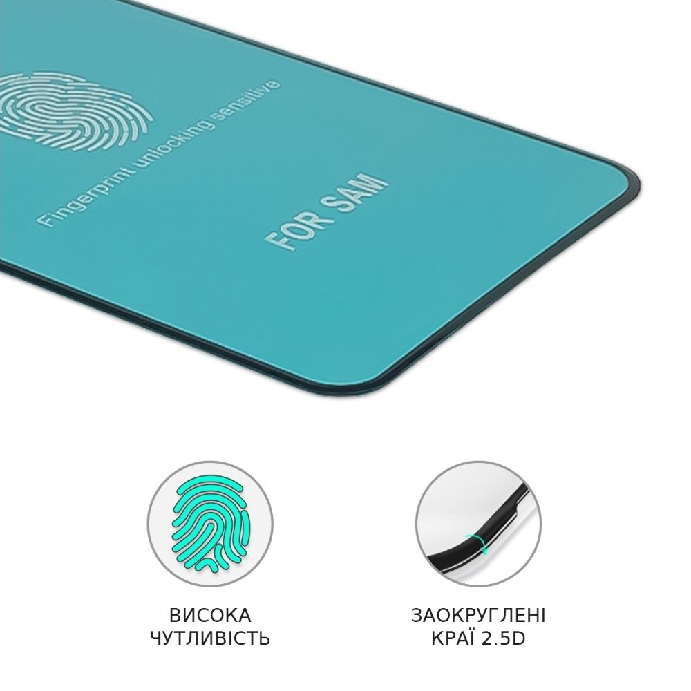 Защитная пленка Samsung SM-A705/ A707 A70/ A70S (3D, черная) Polycarbone