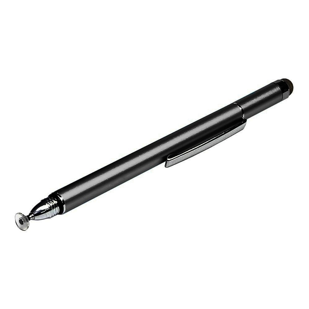 Стилус емкостный, высокоточный, Jot Pro, со съемной микроволоконной насадкой, алюминиевый, чорний
