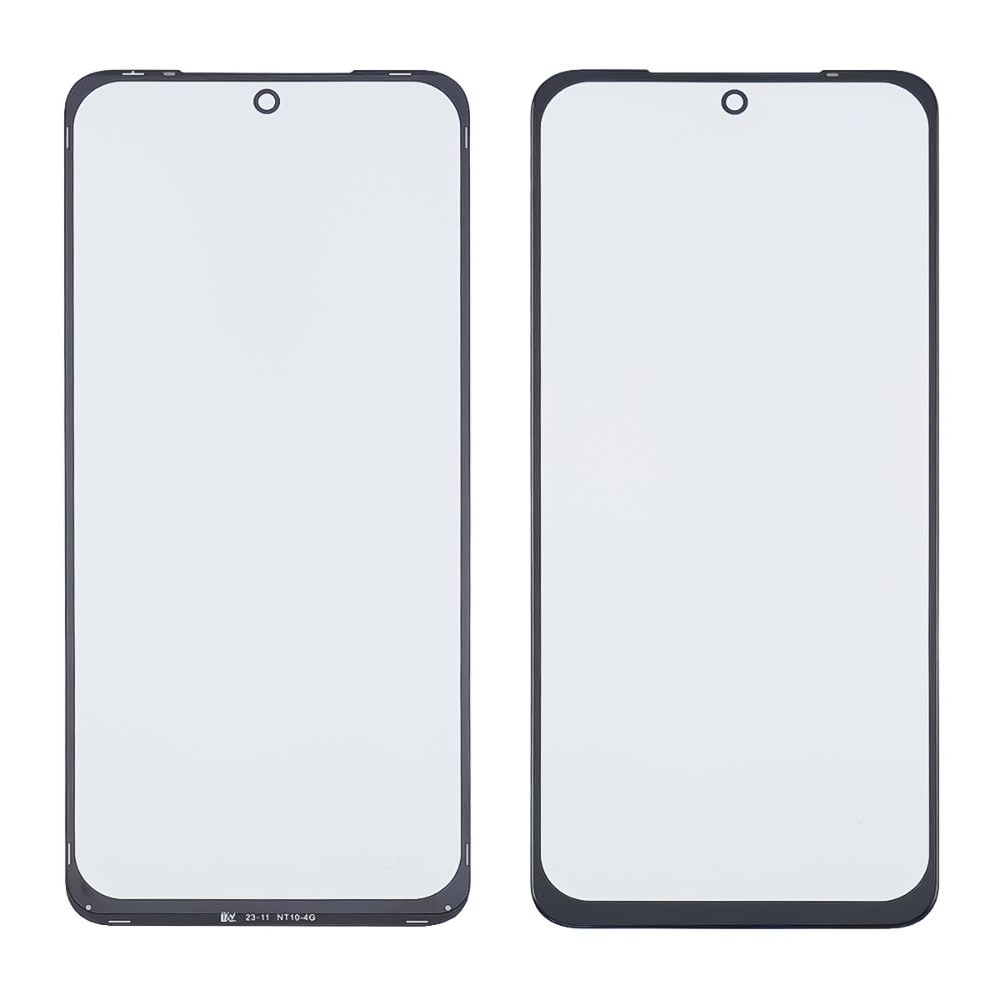 Стекло дисплея Xiaomi Poco M5s, 2207117BPG, Redmi Note 10, M2101K7AG, M2101K7AI, Redmi Note 10S, M2101K7BG, M2101K7BI, M2101K7BL, M2101K7BNY, черное, с OCA-пленкой | стекло тачскрина