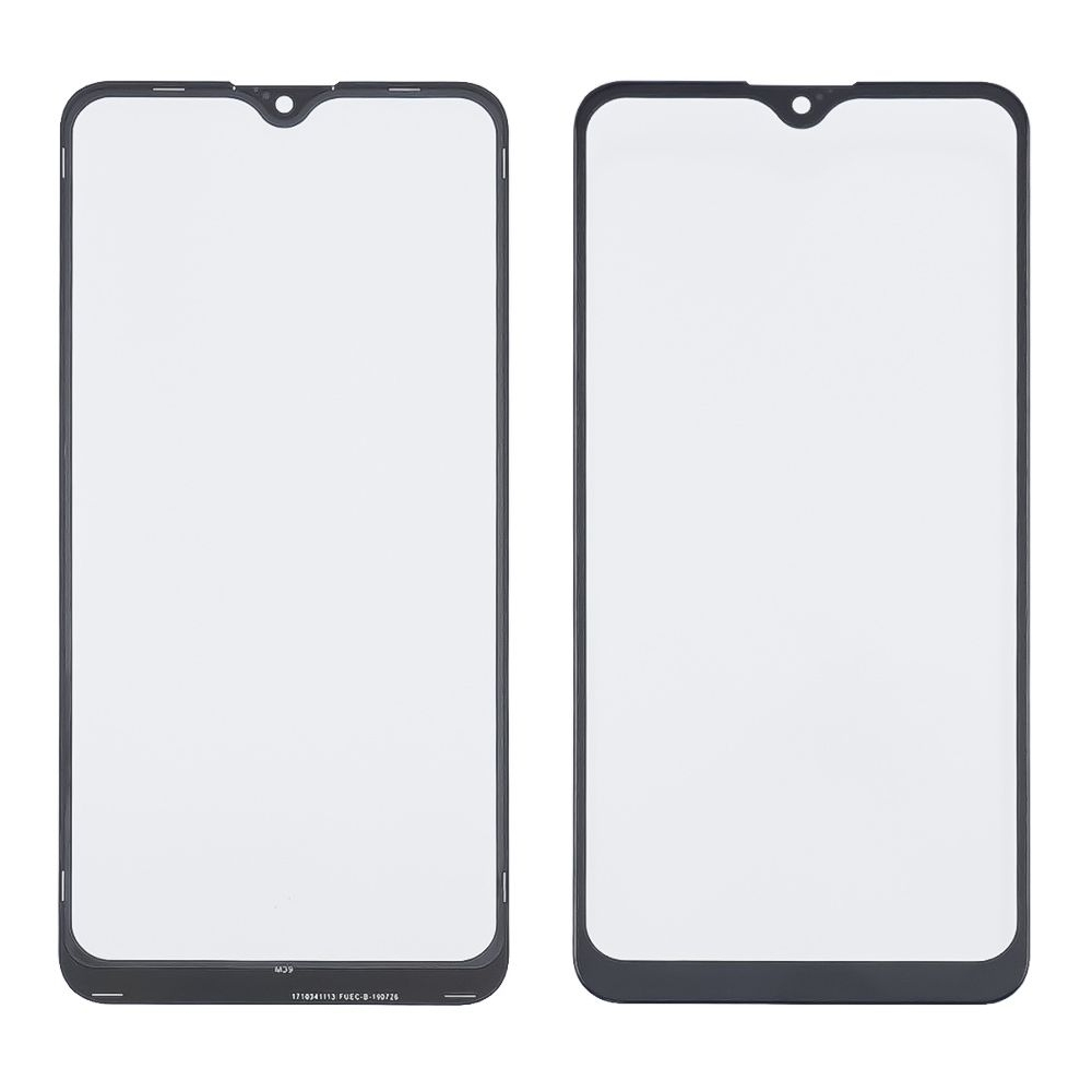 Стекло дисплея Xiaomi Redmi 8, Redmi 8A, M1908C3IC, MZB8255IN, M1908C3IG, M1908C3IH, MZB8458IN, M1908C3KG, M1908C3KH, черное, с OCA-пленкой | стекло тачскрина