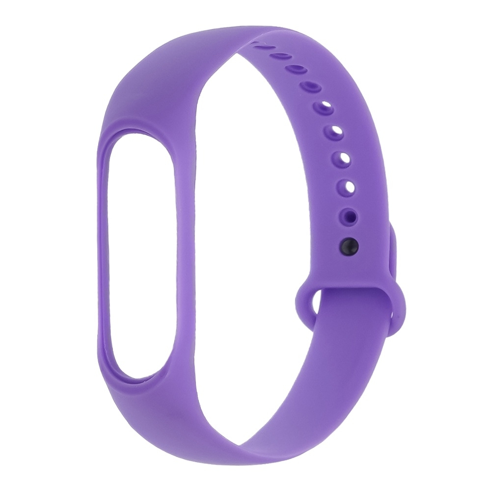 Ремешок силиконовый для Xiaomi Mi Band 3, Mi Band 4, сиреневый