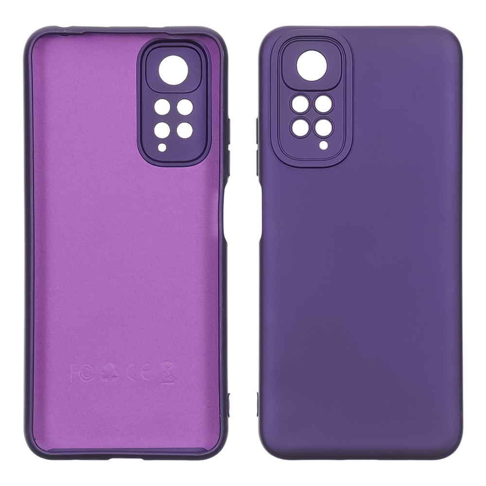 Чехол Xiaomi Redmi Note 11 Pro, силиконовый, Full Nano Silicone, фиолетовый