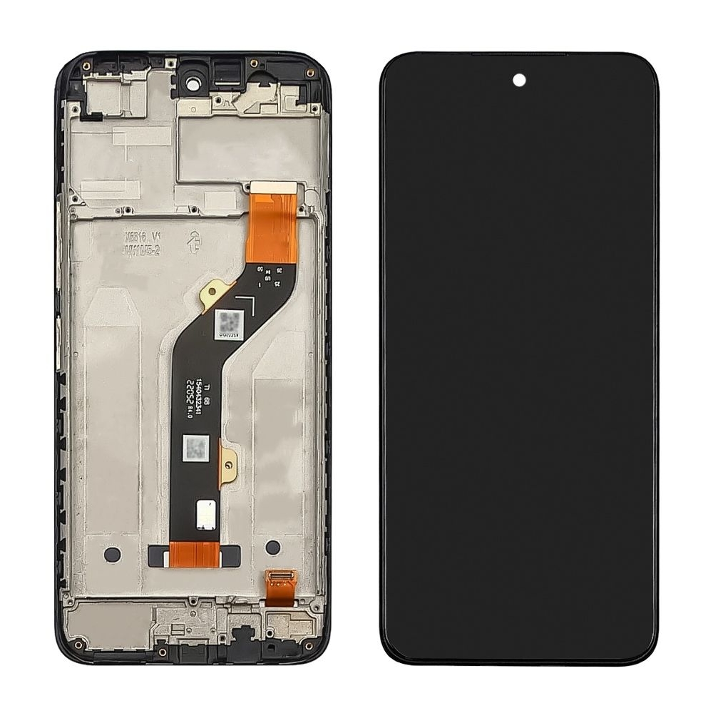 Дисплей Infinix Hot 12 Play, Hot 12 Play NFC, X6817, X6816, X6816D, чорний | з тачскріном | с передней непалью | High Copy | дисплейный модуль, экран