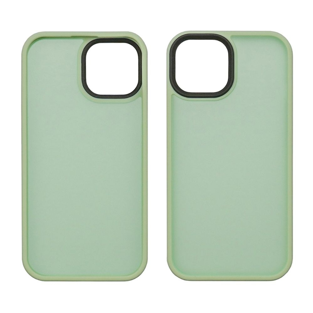 Чехол Сolor Protective Frame Apple iPhone 12, iPhone 12 Pro, зелений, Люкс