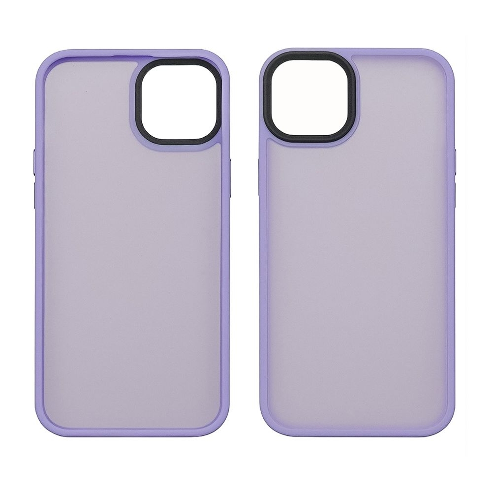 Чехол Сolor Protective Frame Apple iPhone 14 Pro Max, фіолетовий, Люкс