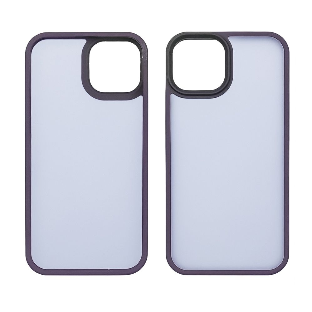 Чехол Сolor Protective Frame Apple iPhone 14 Pro Max, фіолетовий, Люкс