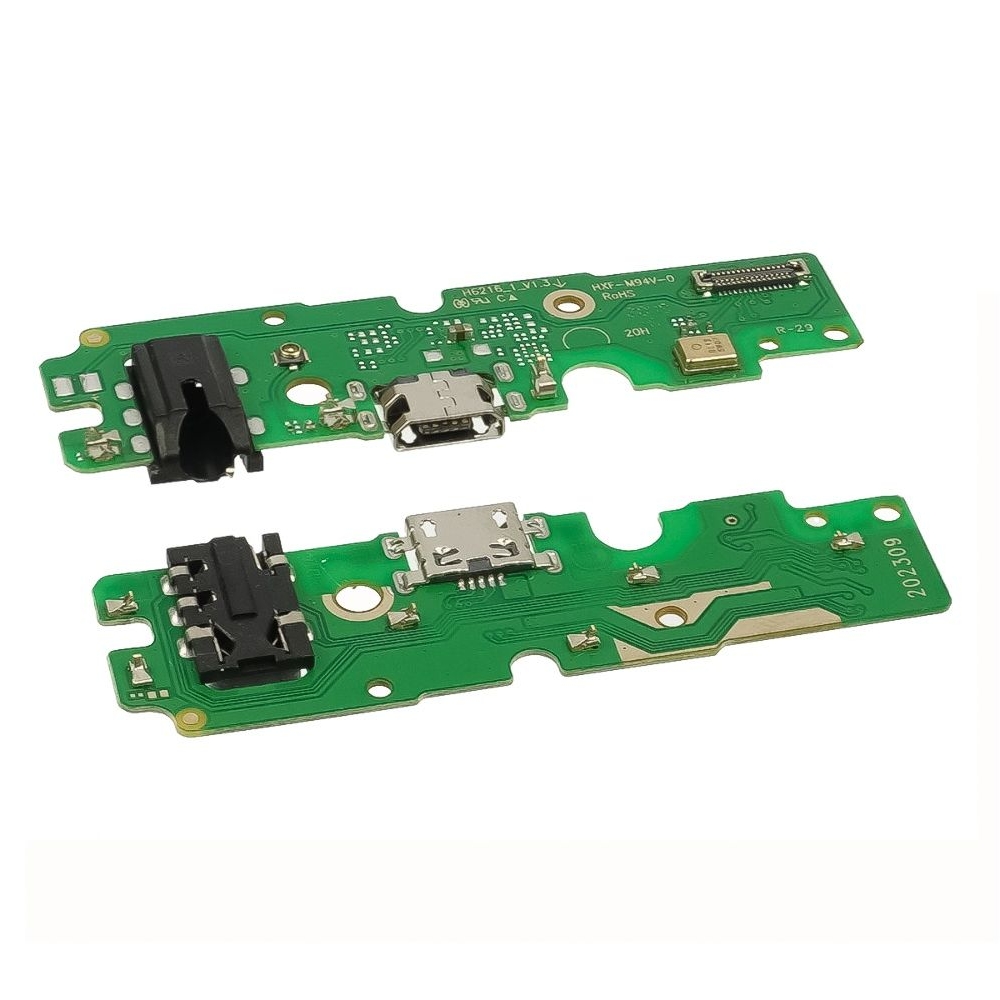 Плата зарядки Tecno Spark 6, KE7, шлейф коннектора зарядки, с микрофоном, High Copy