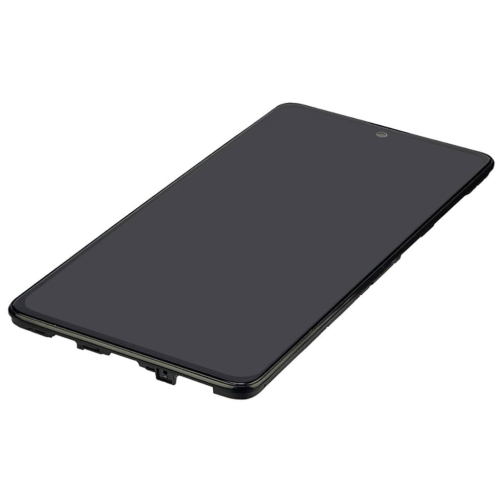 Дисплей Samsung SM-A715 Galaxy A71, чорний | з тачскріном | в передній панелі | High Copy, OLED, со стандартным ободком | дисплейный модуль, экран