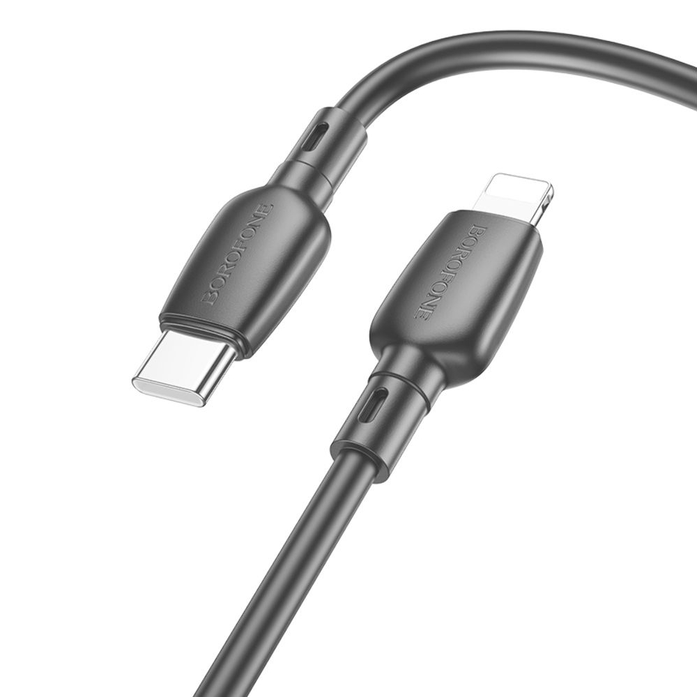 USB-кабель Borofone BX93, Type-C на Lightning, 100 см, чорний