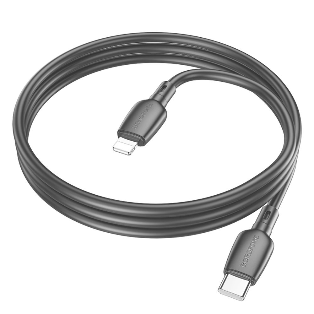 USB-кабель Borofone BX93, Type-C на Lightning, 100 см, чорний