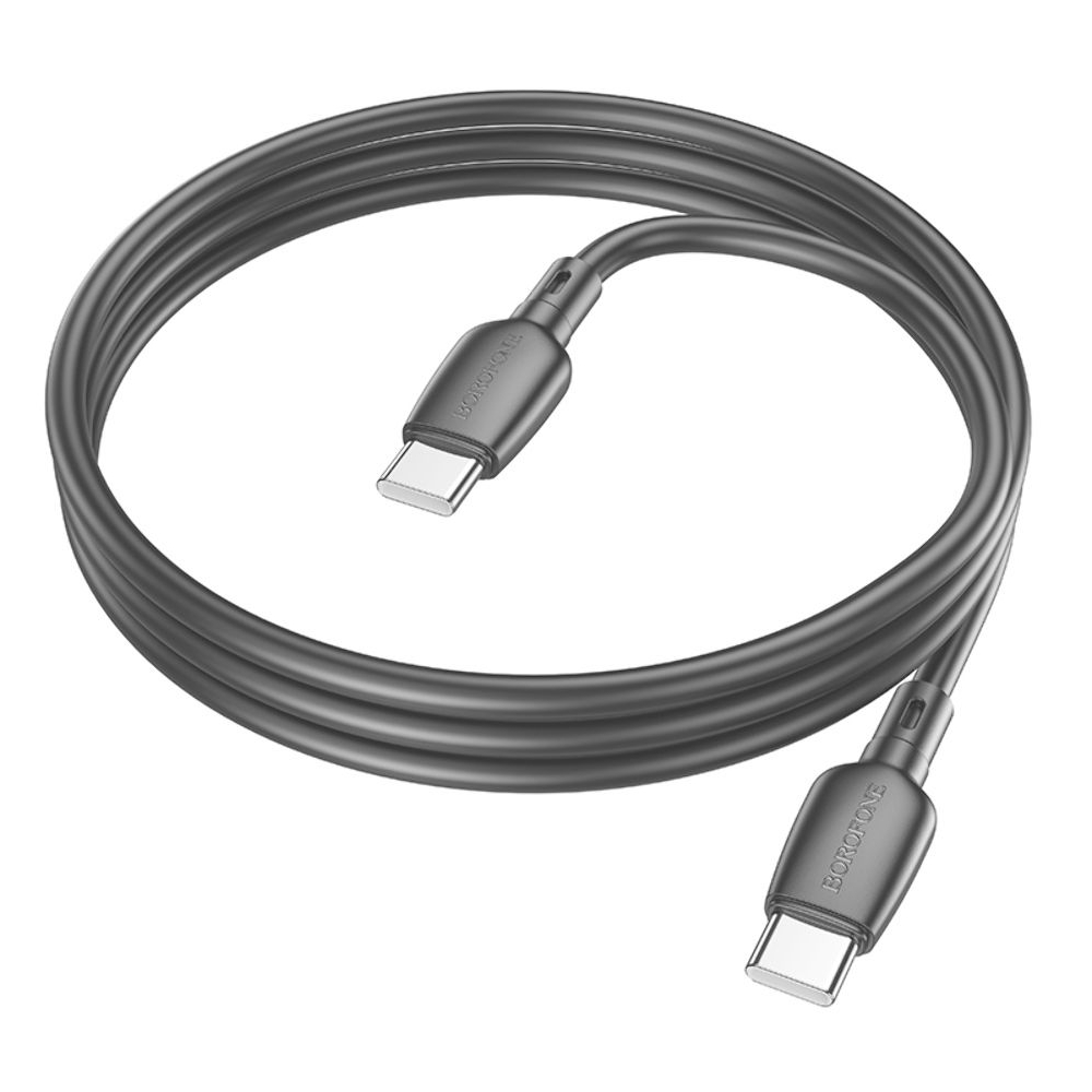 USB-кабель Borofone BX93, Type-C на Type-C, Power Delivery (60 Вт), 100 см, чорний
