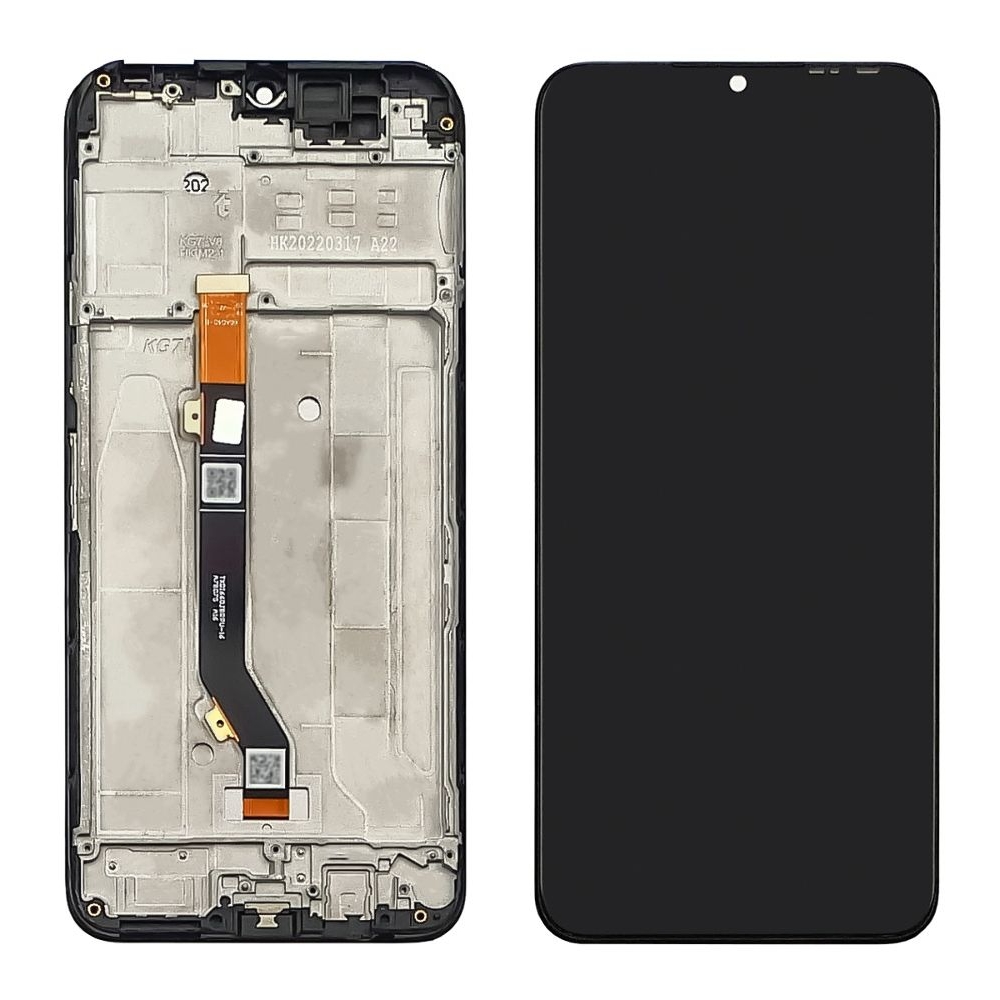 Дисплей Tecno Spark 8P, KG7, KG7H, KG7n, чорний | з тачскріном | в передній панелі | Original (PRC) | дисплейный модуль, экран